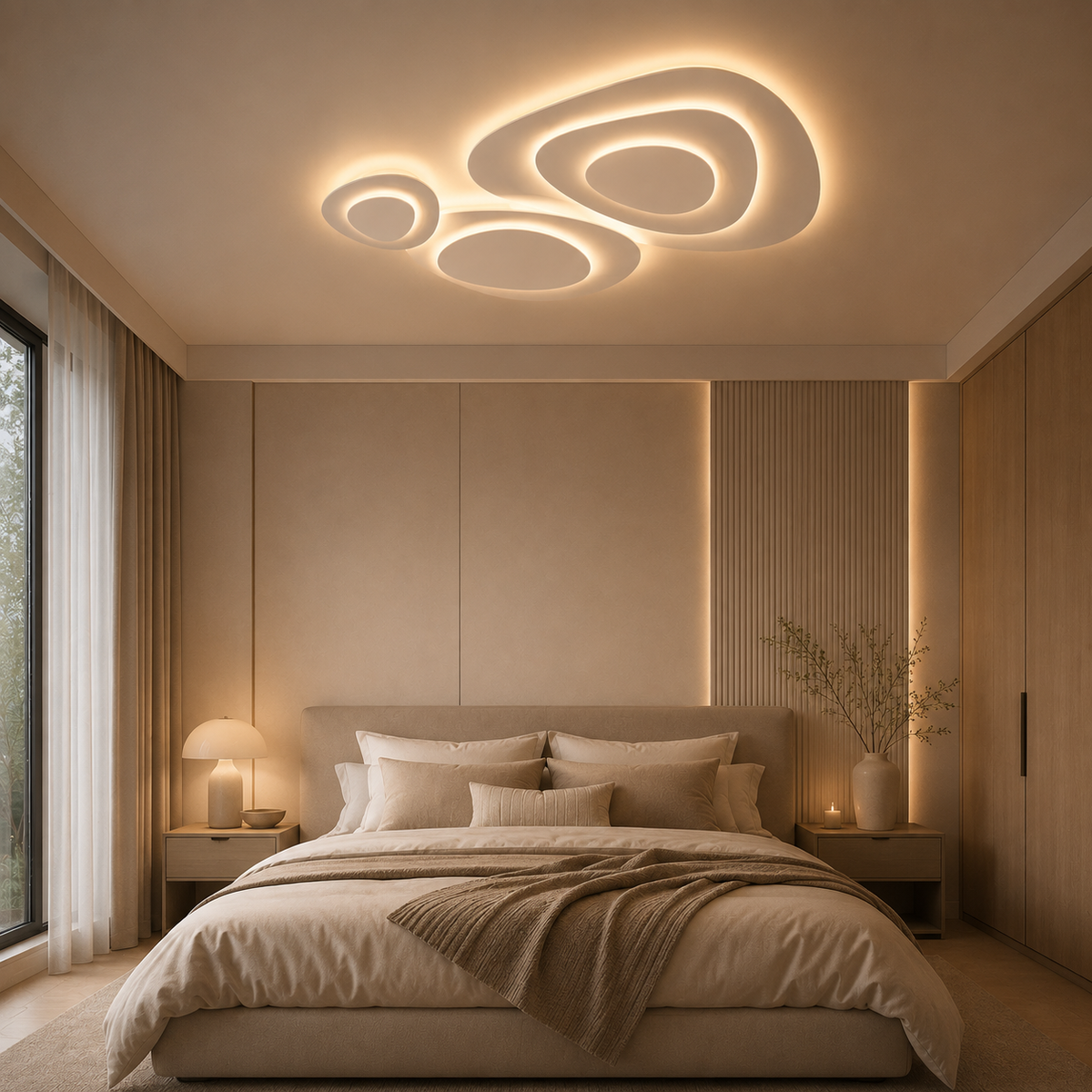 Plafonnier Nuage – Plafonnier LED moderne minimaliste