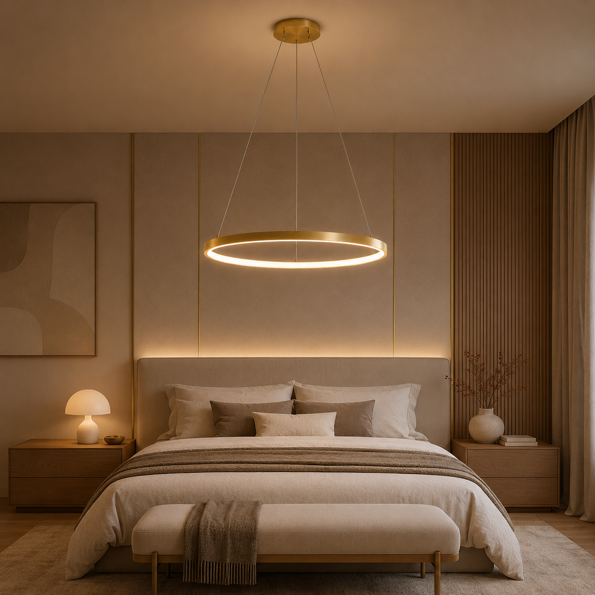 Suspension Halo – Suspension LED circulaire moderne