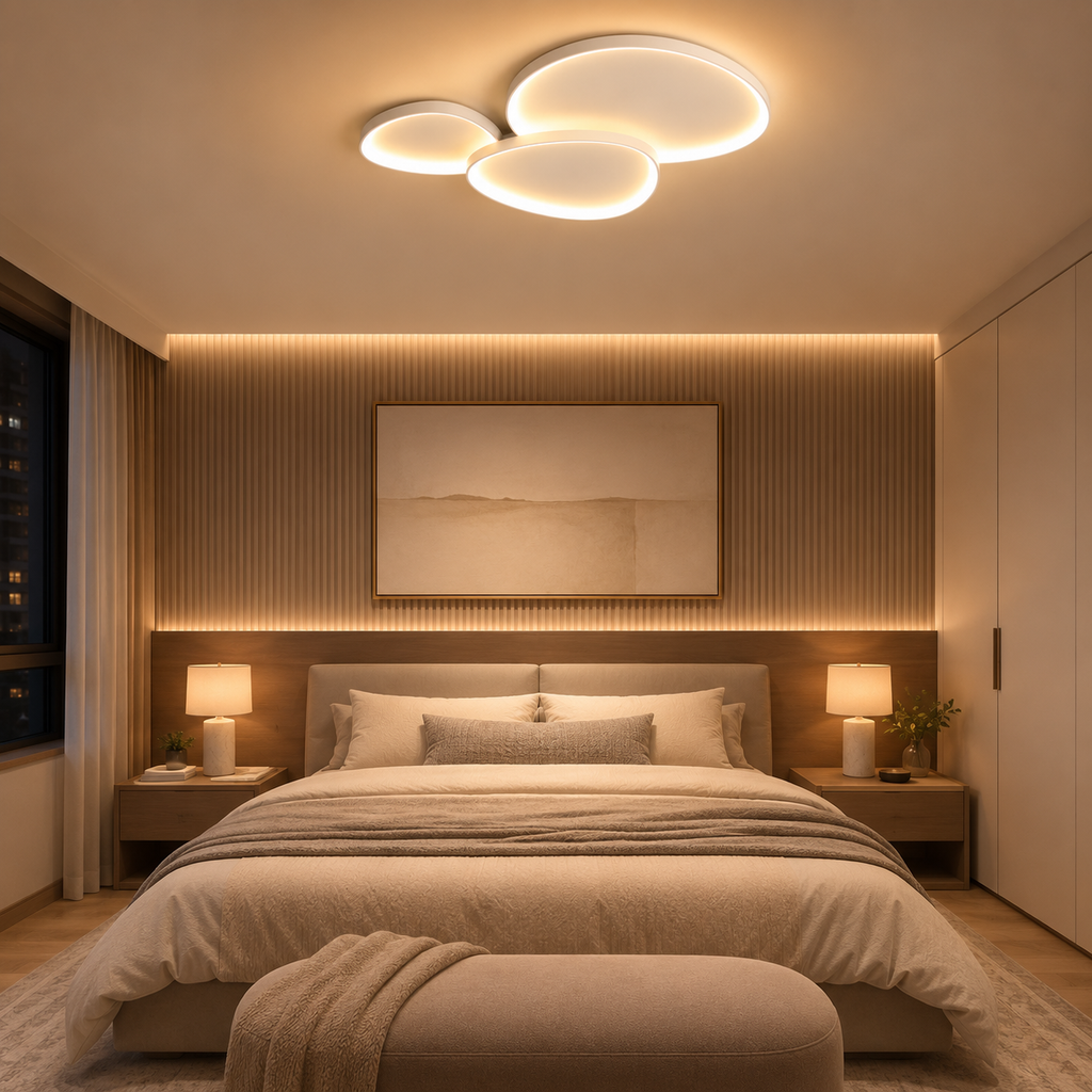 Plafonnier Nova – Plafonnier LED moderne minimaliste