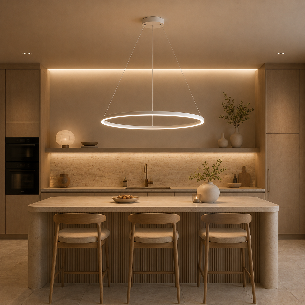 Suspension Halo – Suspension LED circulaire moderne