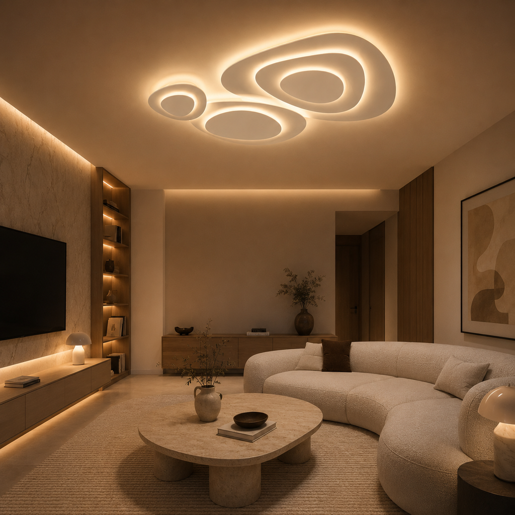 Plafonnier Nuage – Plafonnier LED moderne minimaliste