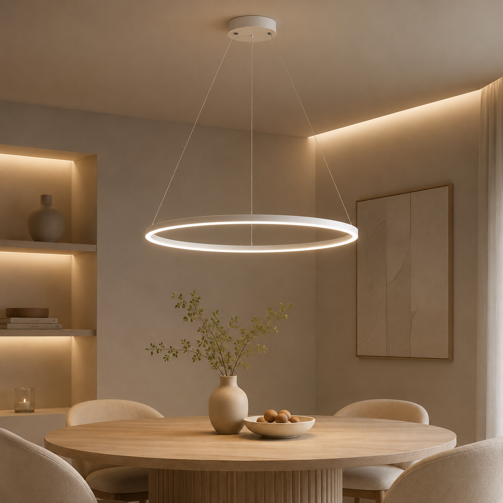 Suspension Halo – Suspension LED circulaire moderne
