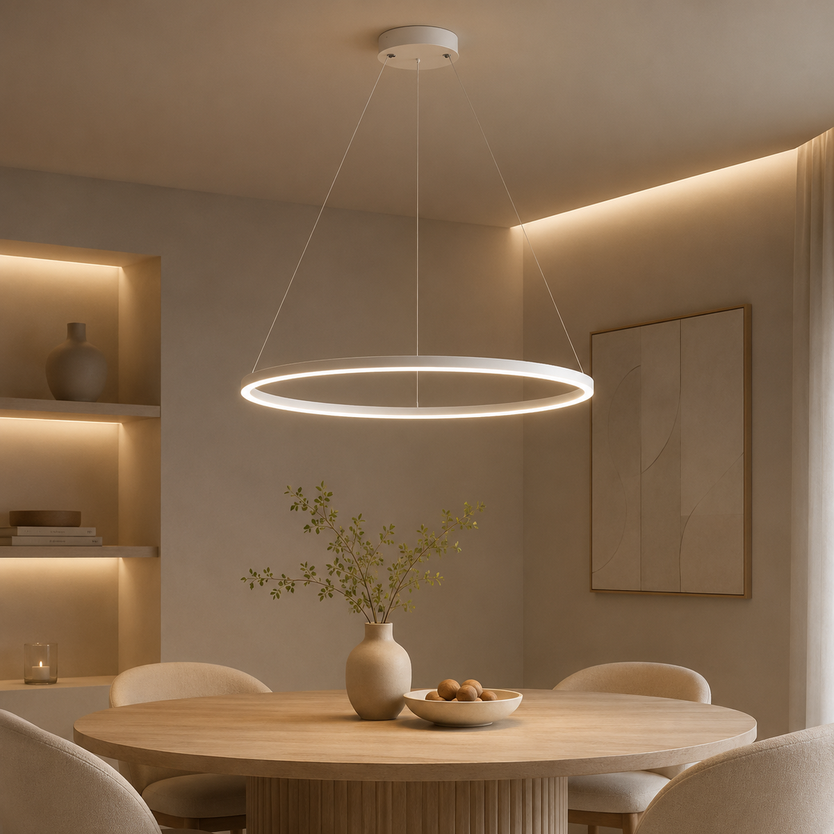 Suspension Halo – Suspension LED circulaire moderne