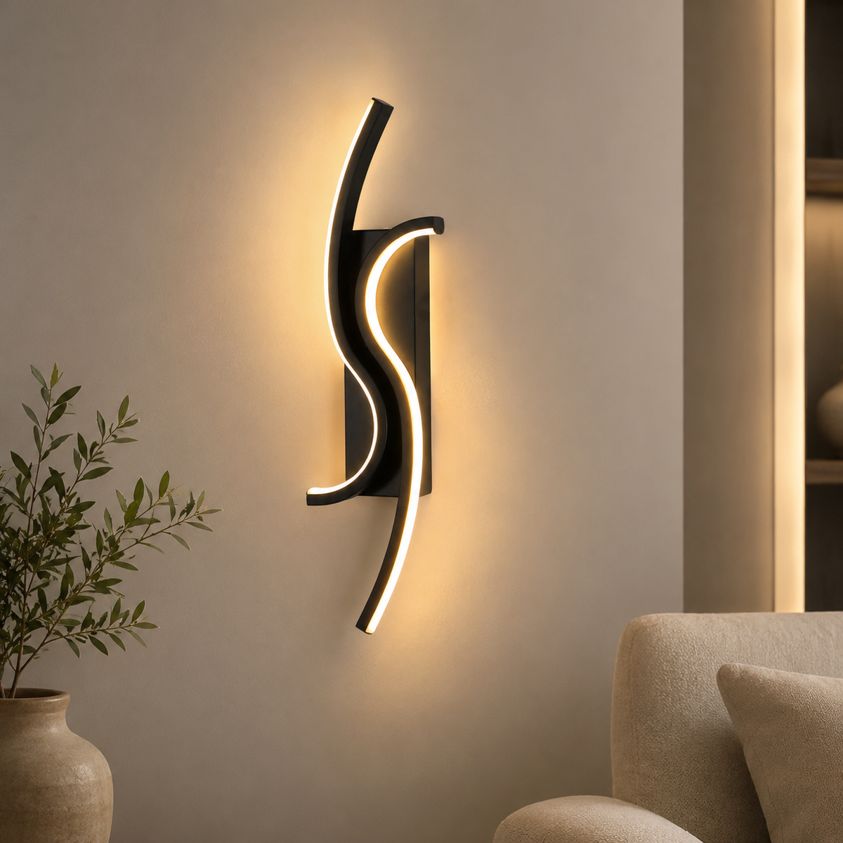 Applique Élégance – Applique murale LED contemporaine