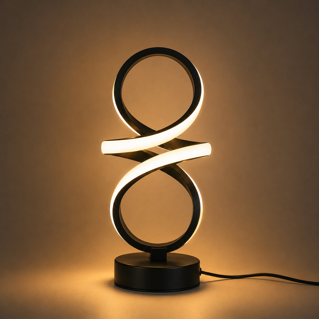 Lampe Spirale – Lampe de table LED moderne