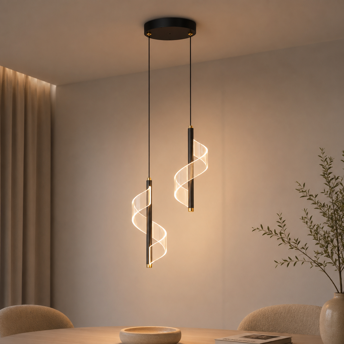 Suspension Ruban – Suspension LED moderne