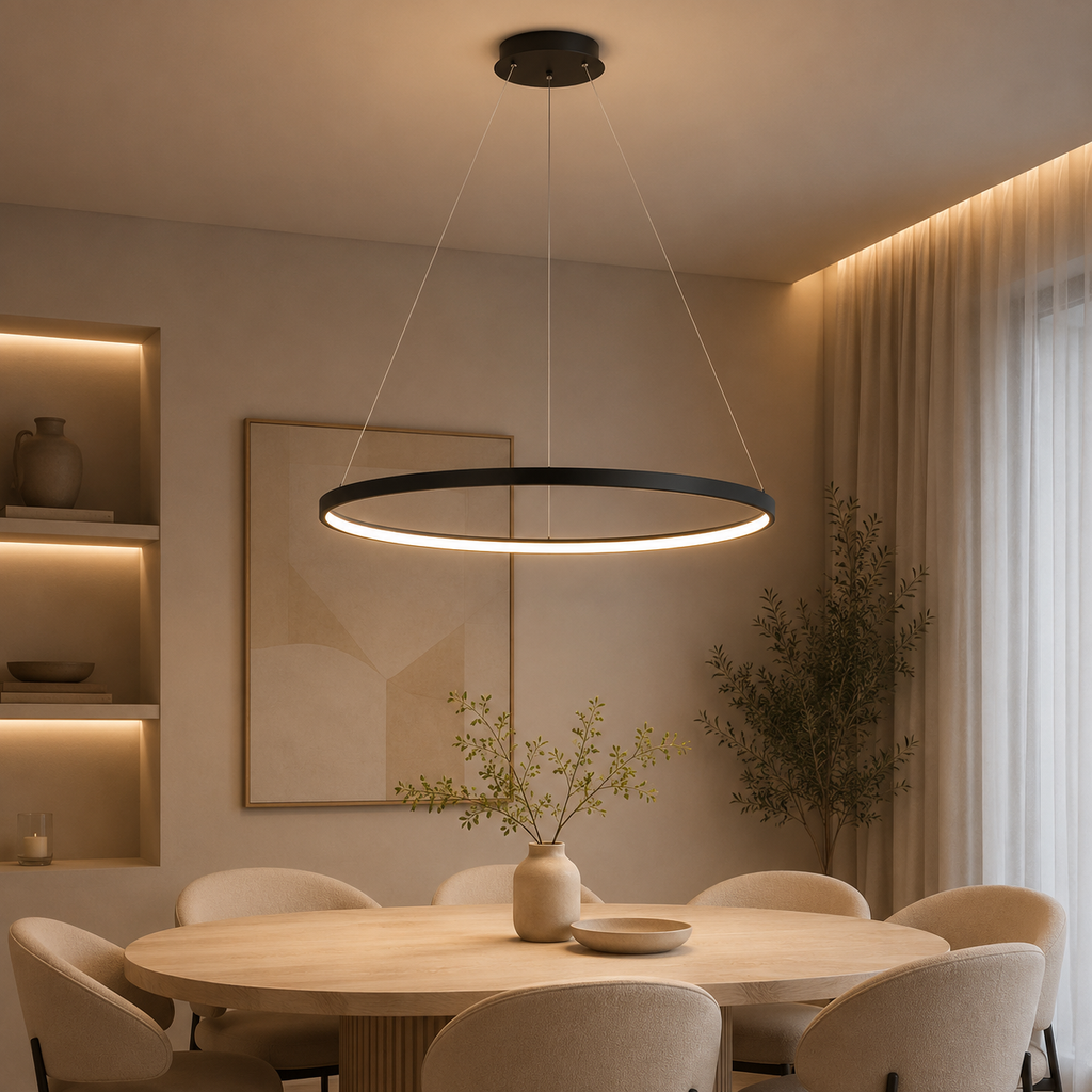 Suspension Halo – Suspension LED circulaire moderne
