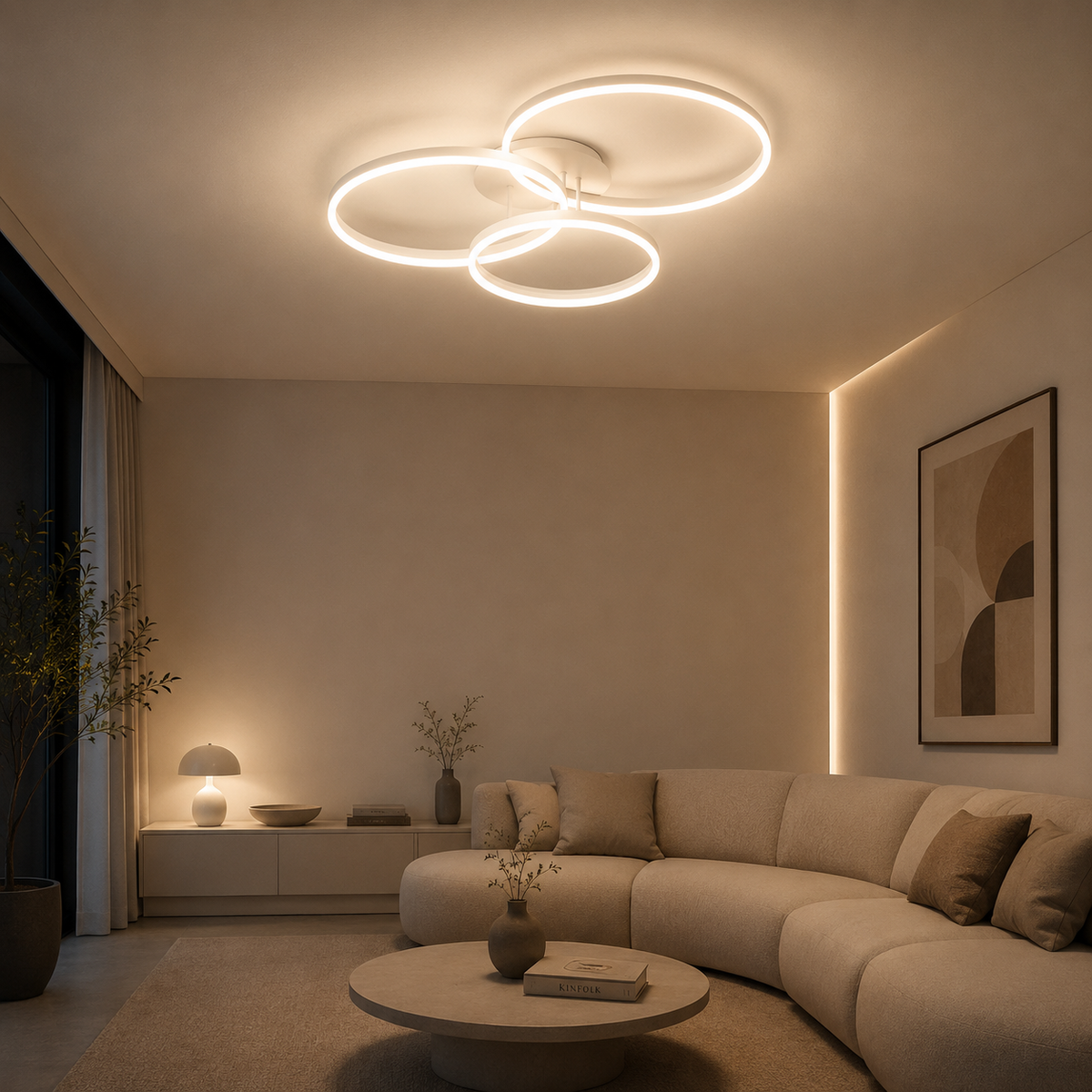 Plafonnier Astra – Plafonnier LED design moderne
