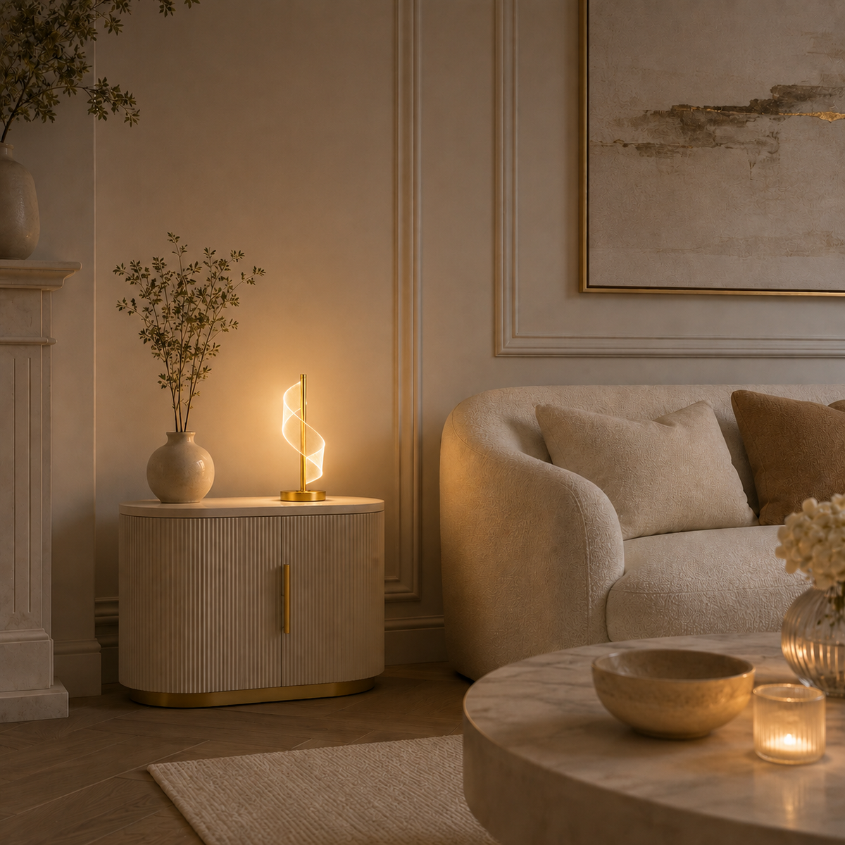 Lampe Ruban – Lampe de table LED moderne