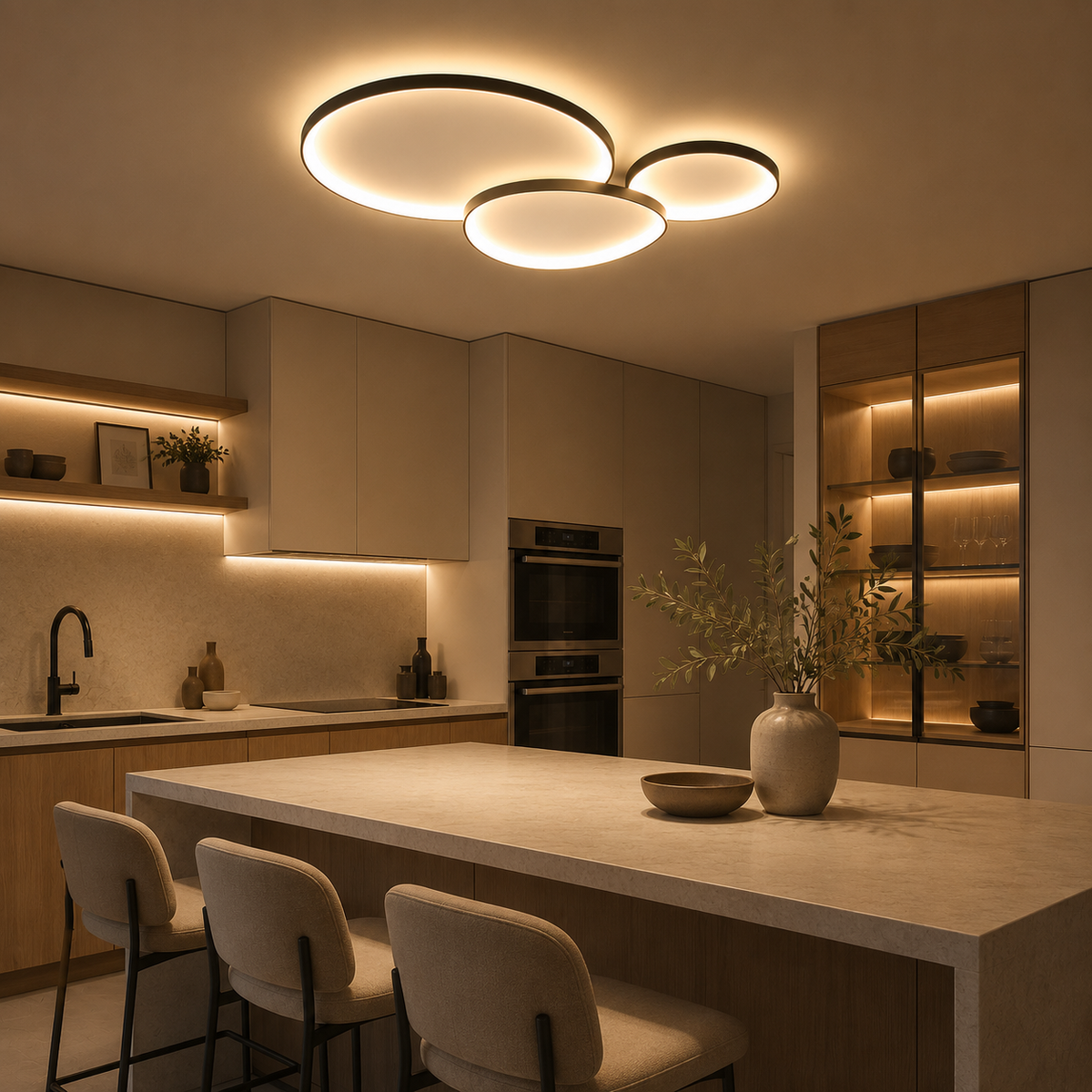 Plafonnier Nova – Plafonnier LED moderne minimaliste