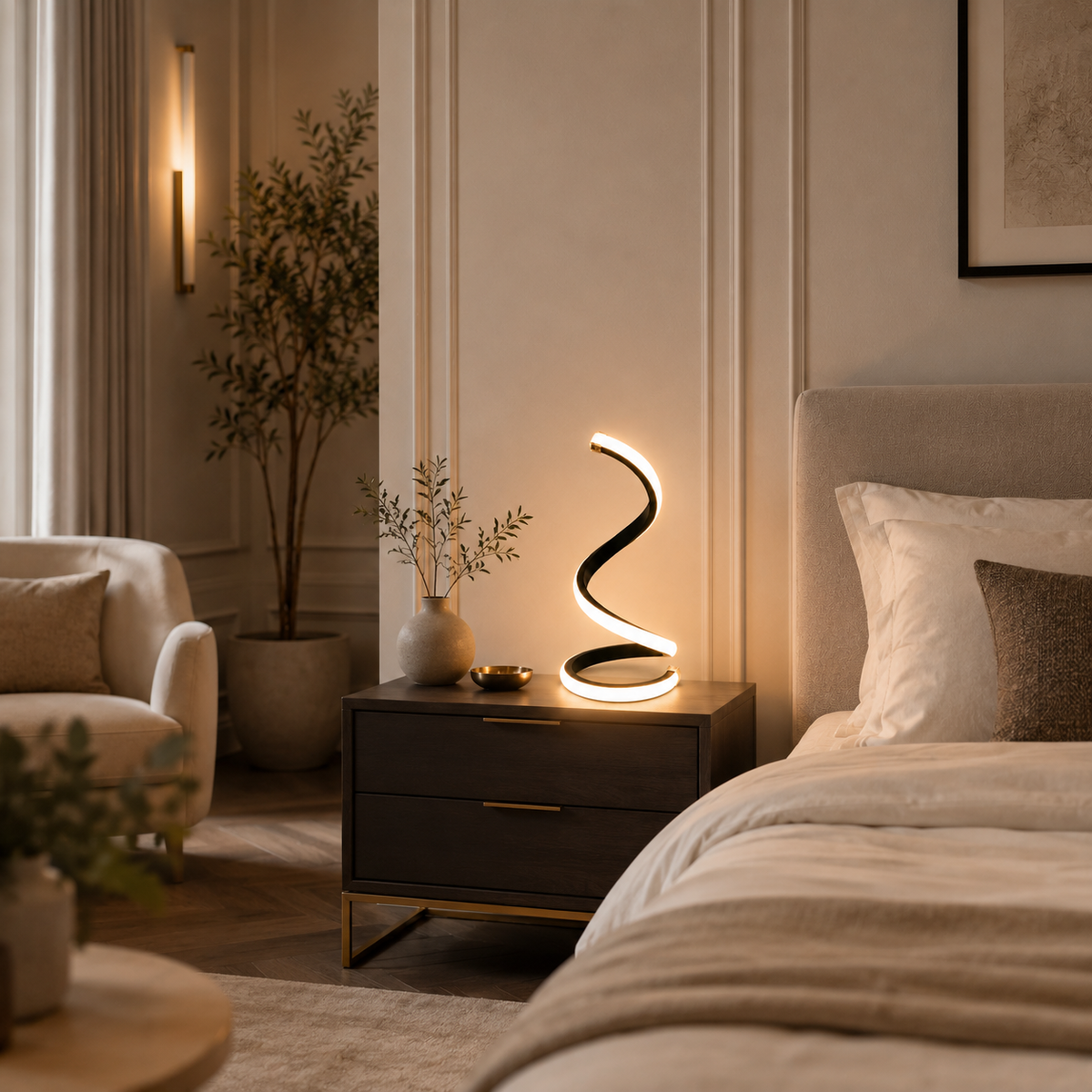 Lampe de table Nysa – Lampe LED design moderne